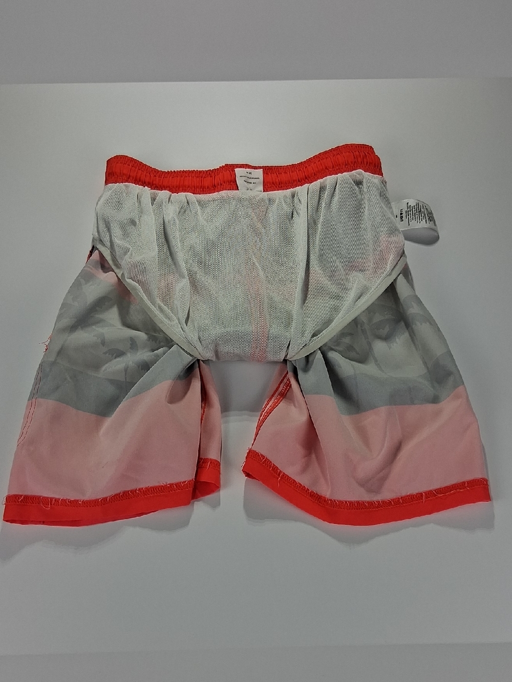 Boys Wonder Nation Swimming Trunks Size Medium (8) Sunset Palm - Red/Orange - Picture 7 of 10